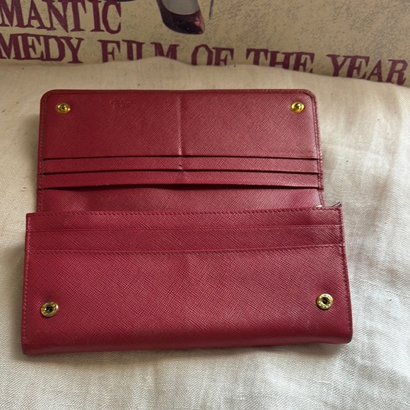 Prada Pink Saffiano Leather Wallet - Picture 9 of 15
